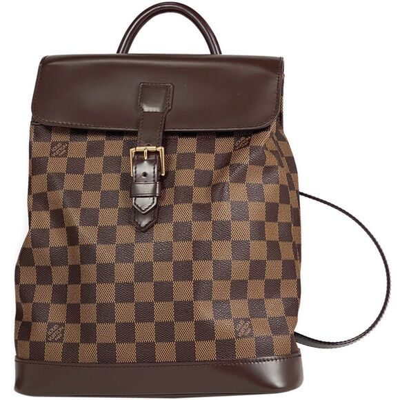 Louis Vuitton Soho Backpack Daypack Rucksack Damier Brown - Picture 1 of 6